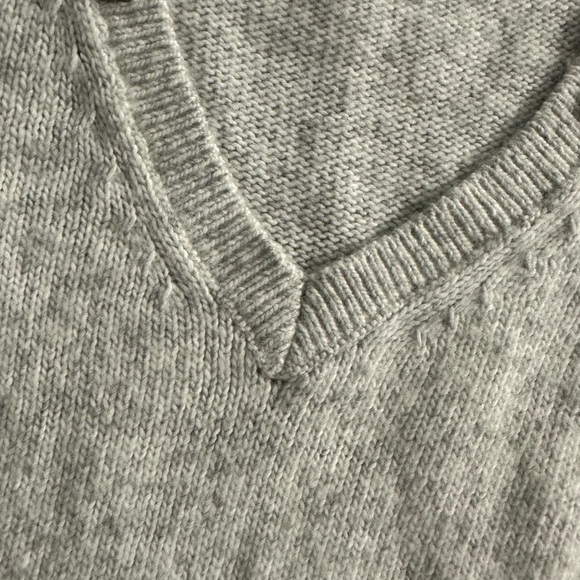 White House Black Market Embellished Gray Sweater - Picture 6 of 10